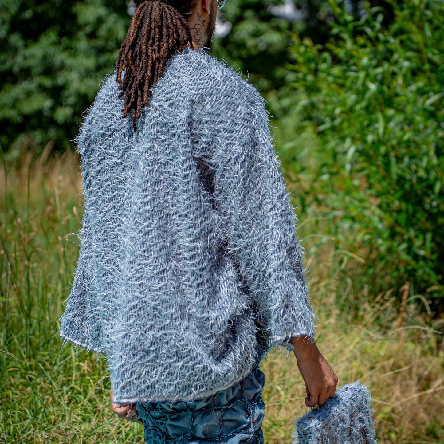 T-shirt manches longues texturé