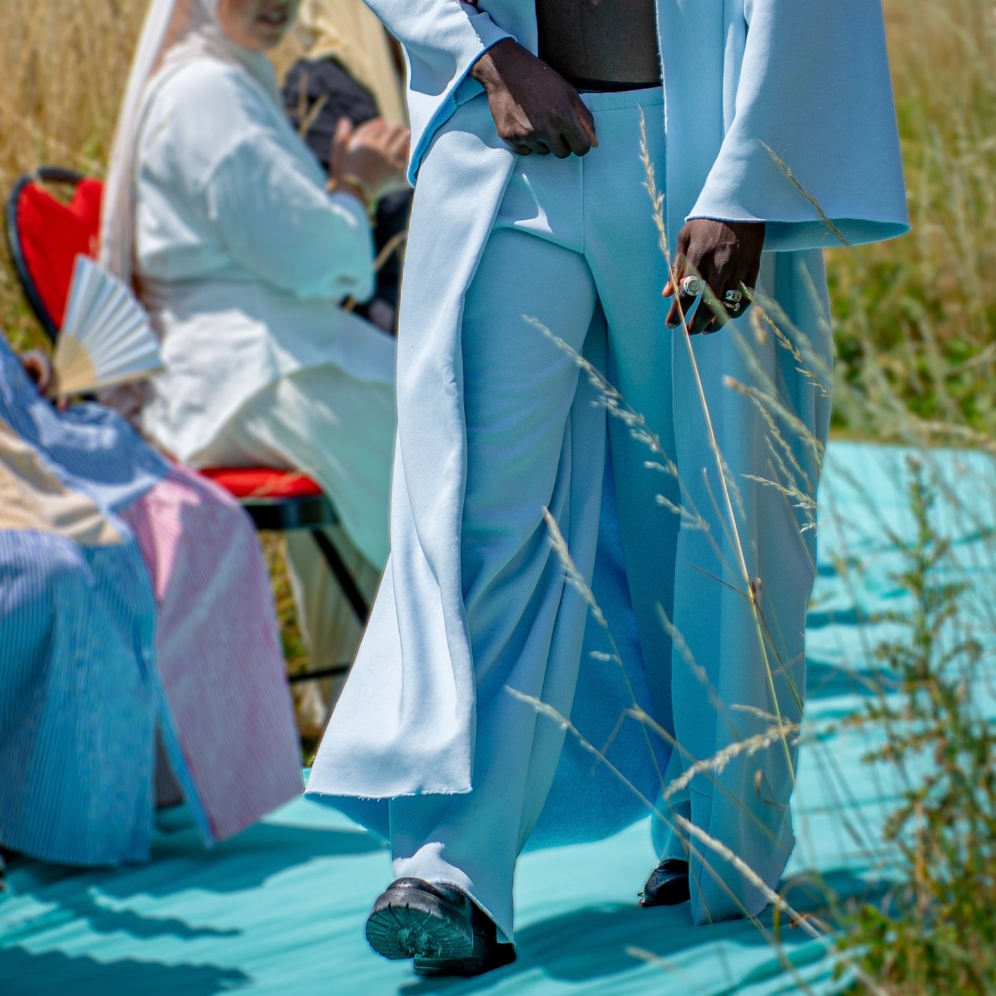 Ensemble long à capuche